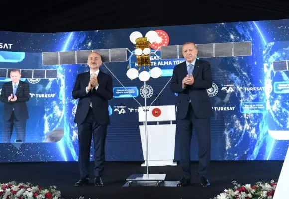 Türksat 5A, Cumhurbaşkanımız Sayın Recep Tayyip Erdoğan tarafından devreye alındı