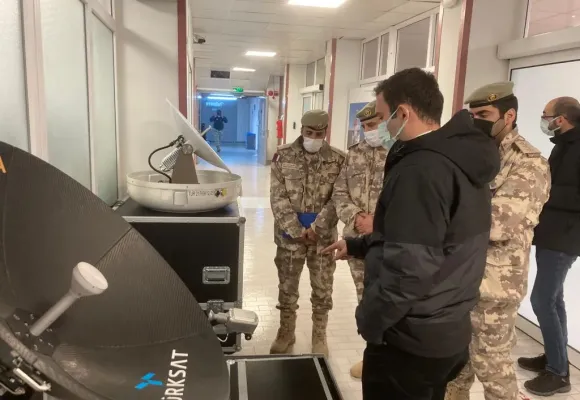 Katar Silahlı Kuvvetleri'nden Türksat'a Ziyaret