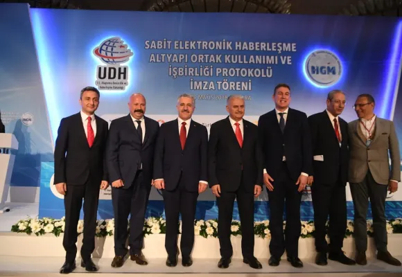 Sabit Elektronik Haberleşme Altyapısının Kiralanması Protokolü İmza Töreni gerçekleştirildi