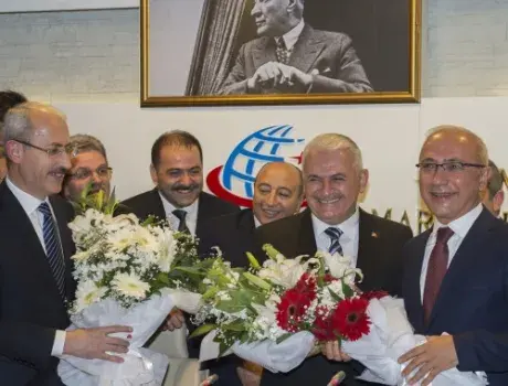 Minister Of Transport, Maritime Affairs And Communıcations Binali Yıldırım Took Over The Offıce From Feridun Bilgin