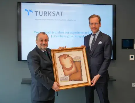 Belçika’nın Ankara Büyükelçisi Velde’den Türksat’a Ziyaret